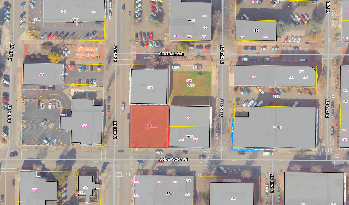 map of tax lot 7400