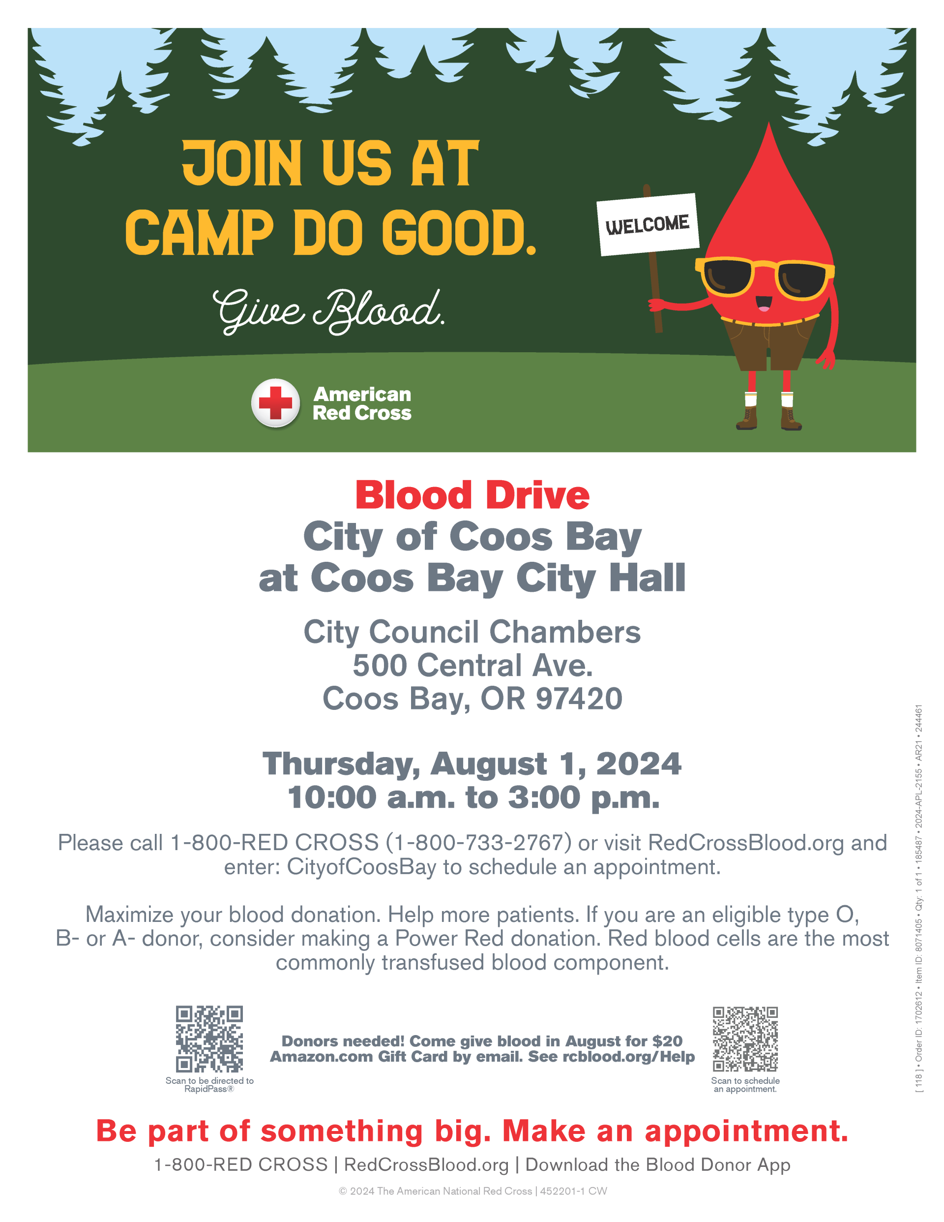 Camp Do Good Blood Drive