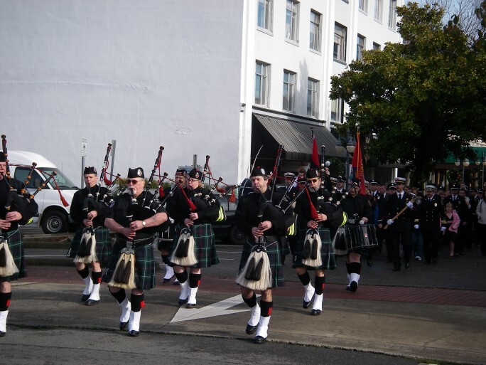 Tualatin Valley Fire & Rescue Pipes and Drums and Portland Police Highland Guard